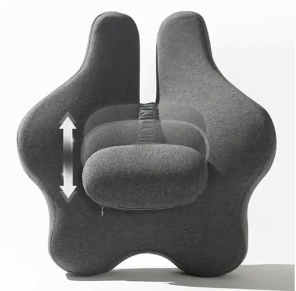 Aurelyx™ PostureEase Memory Foam Lumbar Seat Cushion